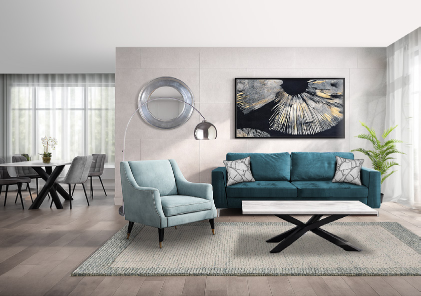 Henbury Collection living and dining area