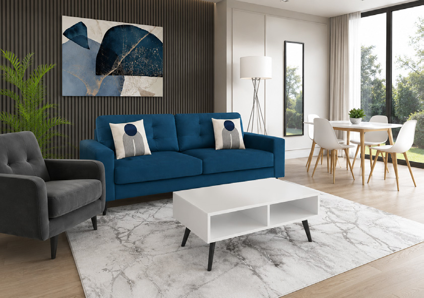 Langley Collection living and dining area